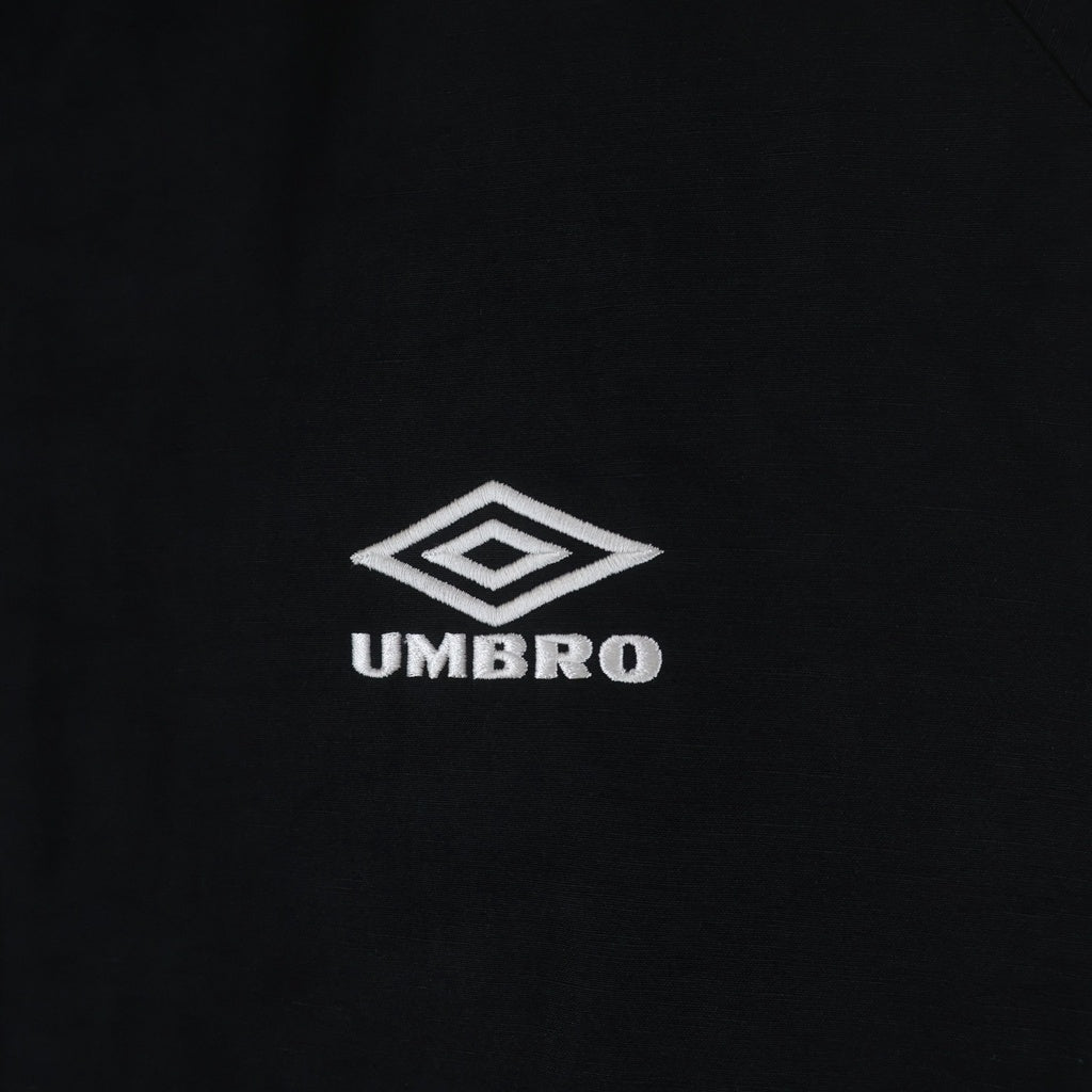 Stein(シュタイン) 25AW ×UMBRO Nylon Track Jacke アンブロ ロゴ刺繍 ナイロントラックジャケット ブラック ST．1341