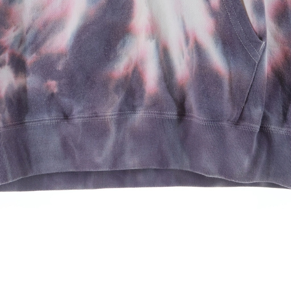 NO BRAND(ノーブランド) Black Weirdos ブラックウィアード TOUR TIEDYE HOODED SWEATSHIRT ツアー タイダイ柄 フーデッド スウェット パーカー パープル 20SS-PK01