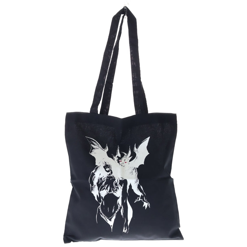 CHROME HEARTS(クロムハーツ) ×YUNGBLUD ヤングブラッド トートバッグ バッチ付き ブラック