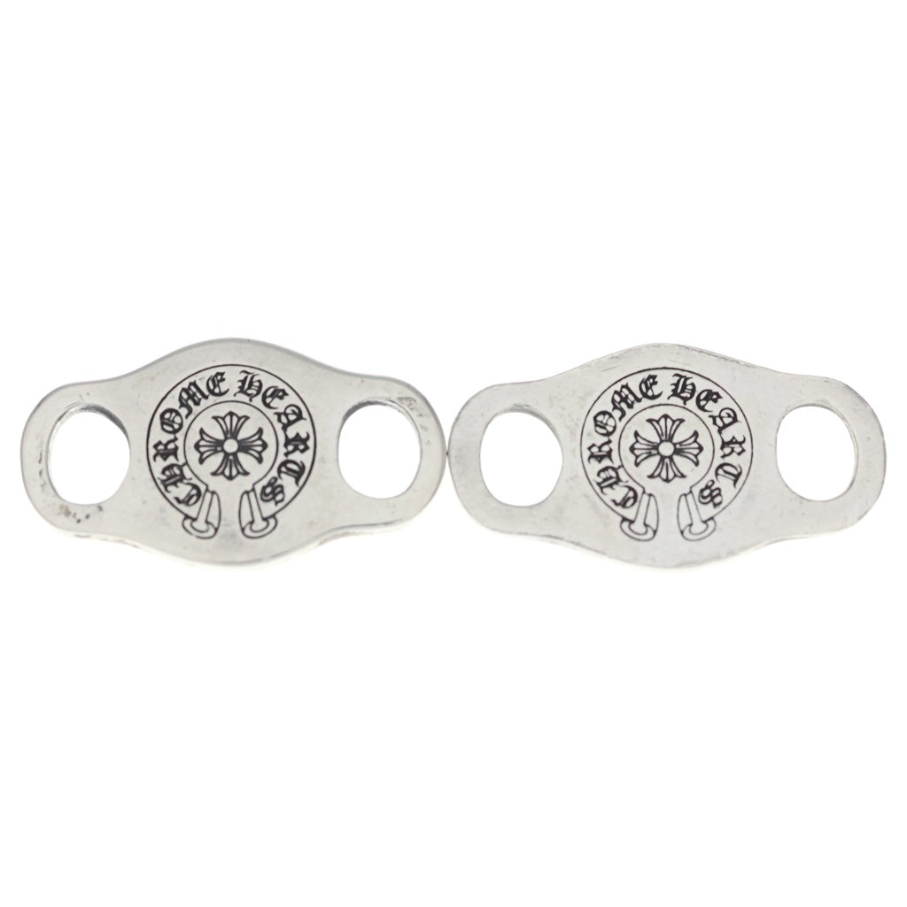 CHROME HEARTS(クロムハーツ) SHOELACE SET V1 シューレース デュブレ 2個セット シルバー BCA313