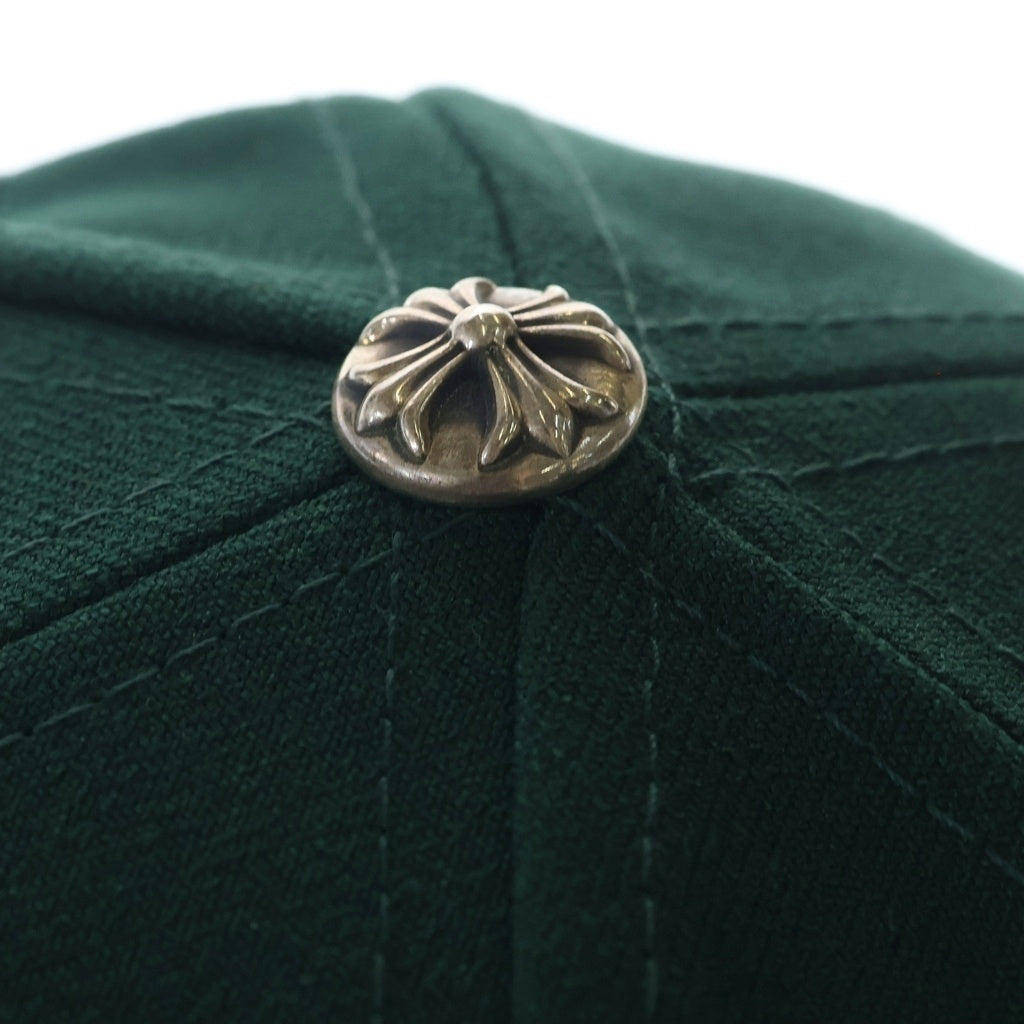 CHROME HEARTS(クロムハーツ) CH HAT CHロゴ刺繍ベースボールキャップ グリーン