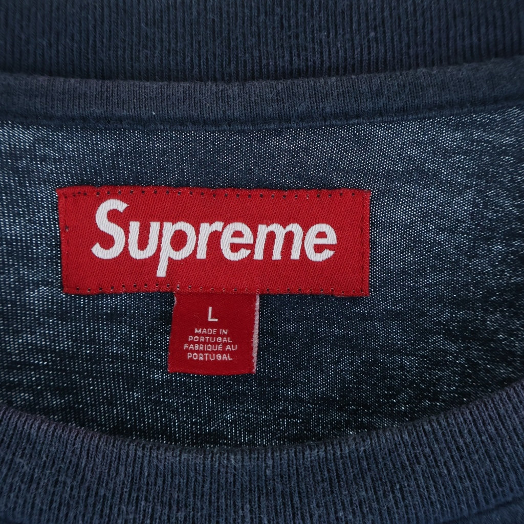 SUPREME(シュプリーム) 24SS Small Box Logo L/S Tee スモールボックスロゴ 長袖Tシャツ ロンT ネイビー