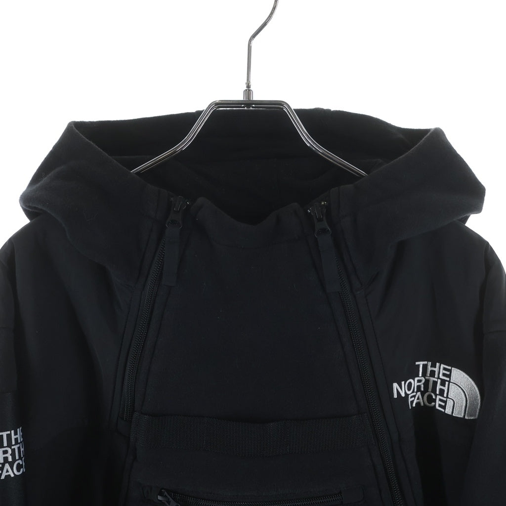 SUPREME(シュプリーム) 16SS × THE NORTH FACE Steep Tech Hooded Sweatshirt NT01602I ザノースフェイス ステープテック プルオーバー ハーフジップフーディー ブラック