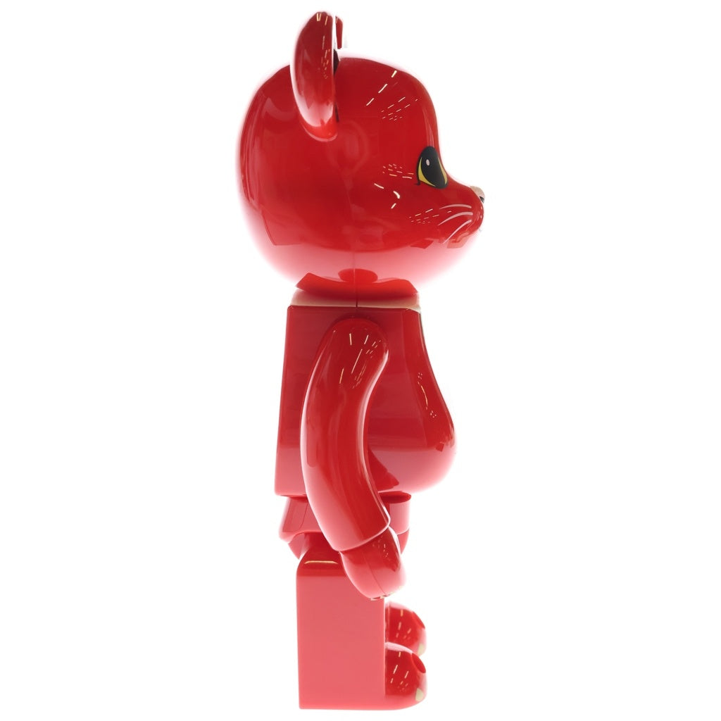 MEDICOM TOY(メディコムトイ) BE@RBRICK 招き猫 梅金メッキ ベアブリック フィギュア 人形 レッド