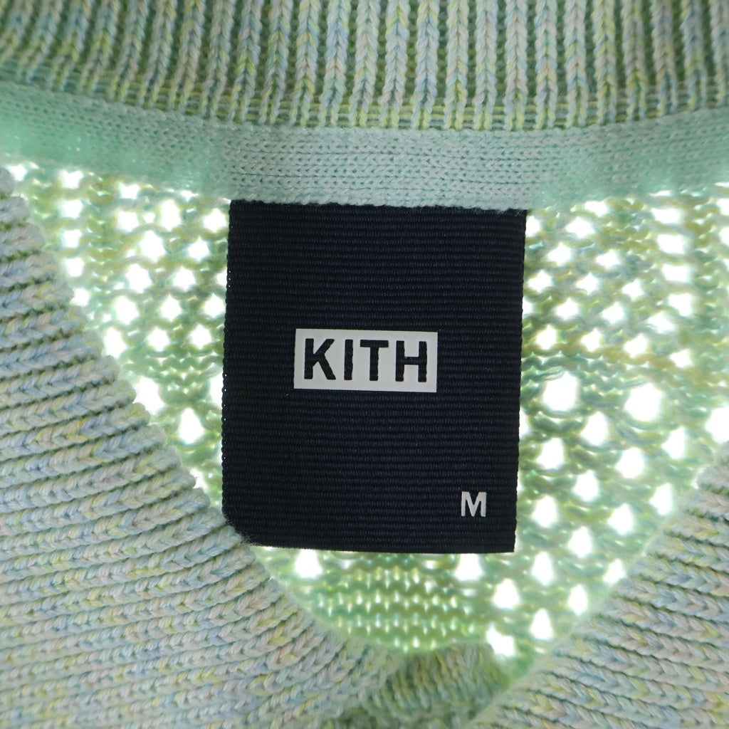 KITH(キス) Tilden Crochet Buttondown Zen チルデン クロシェ 長袖シャツ グリーン