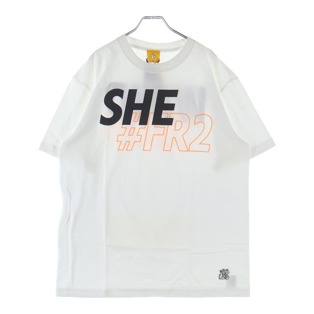 FR2(エフアールツー) ×WIND AND SEA ウィンダンシー プリント 半袖Tシャツ ホワイト