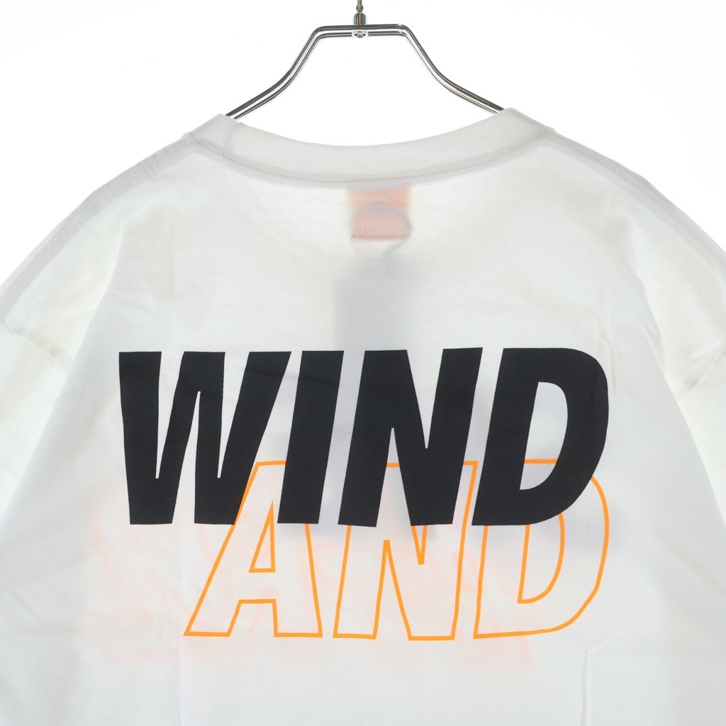 FR2(エフアールツー) ×WIND AND SEA ウィンダンシー プリント 半袖Tシャツ ホワイト