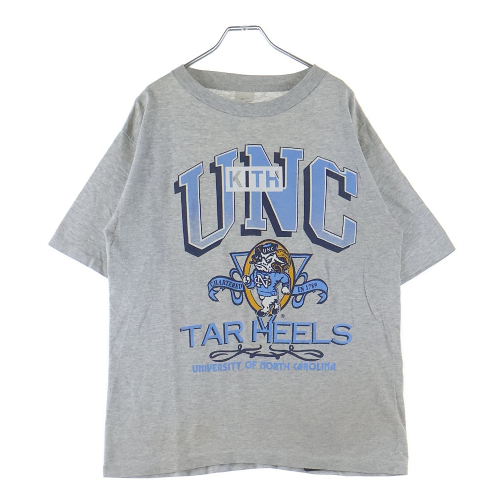 KITH(キス) UNC フロントプリント 半袖Tシャツ カットソー グレー