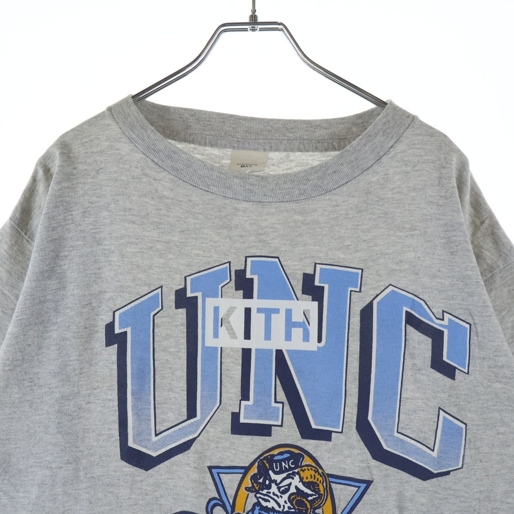 KITH(キス) UNC フロントプリント 半袖Tシャツ カットソー グレー