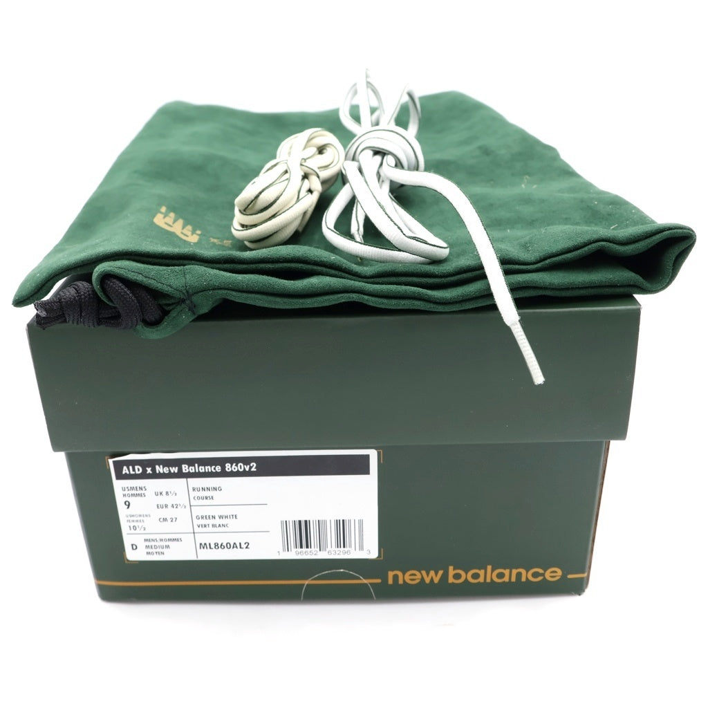 New Balance(ニューバランス) ×Aime Leon Dore エメ レオン ドレ メッシュ ローカットスニーカー グリーン ML860AL2