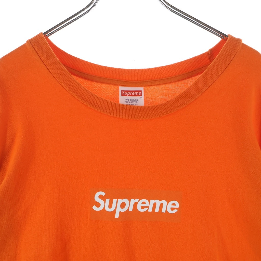 SUPREME(シュプリーム) 20AW Box Logo L/S Tee ボックスロゴ 長袖Tシャツ カットソー オレンジ