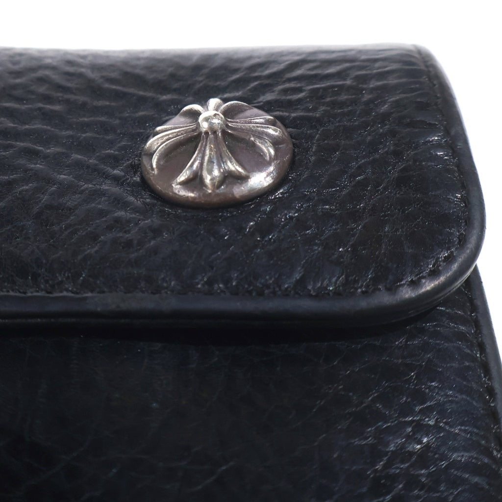 CHROME HEARTS(クロムハーツ) WAVE ウェーブ レザーウォレット 財布 ブラック