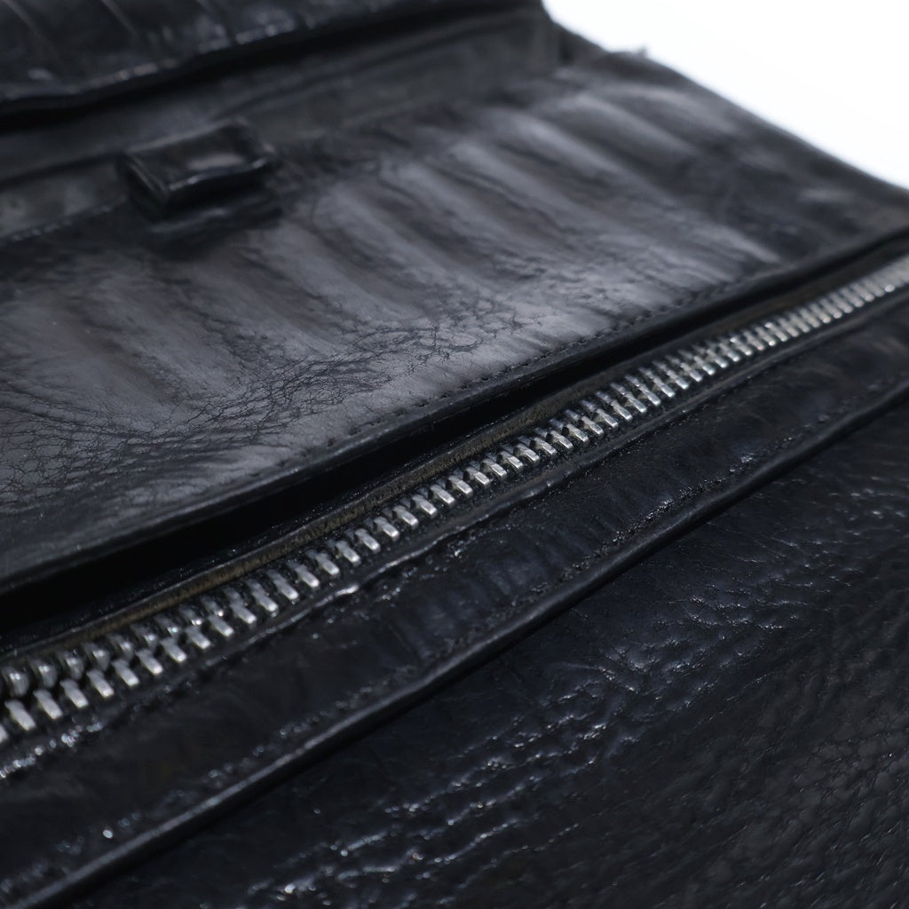 CHROME HEARTS(クロムハーツ) WAVE ウェーブ レザーウォレット 財布 ブラック