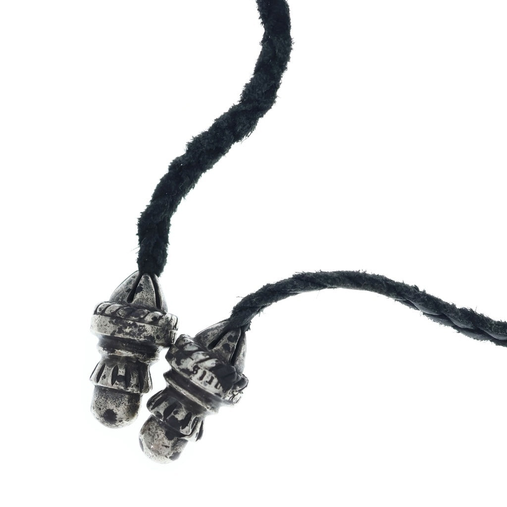 CHROME HEARTS(クロムハーツ) レザーブレード ボロチップ ブラック/シルバー