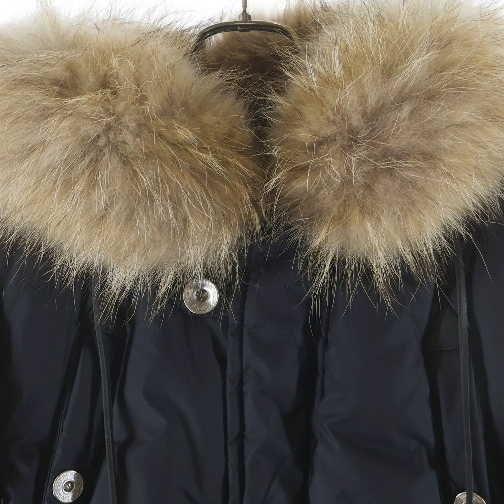 DSQUARED2(ディースクエアード) Bomber Jacket Fur Outerwear ボンバージャケット ファーアウター ブラック 7272AM085