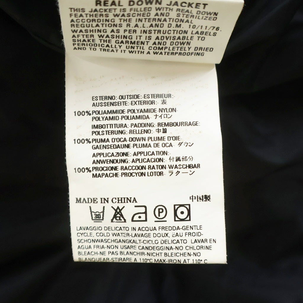 DSQUARED2(ディースクエアード) Bomber Jacket Fur Outerwear ボンバージャケット ファーアウター ブラック 7272AM085