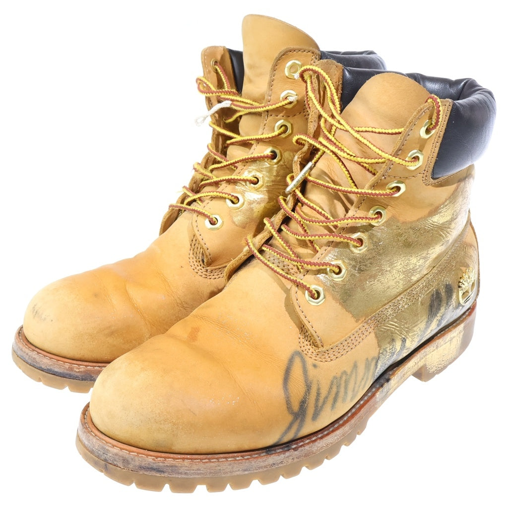 Timberland(ティンバーランド) ×Jimmy Choo 6INCH GRAFFIC BOOTS ×ジミーチュウ 6インチ グラフィックデザイン ブーツ ブラウン