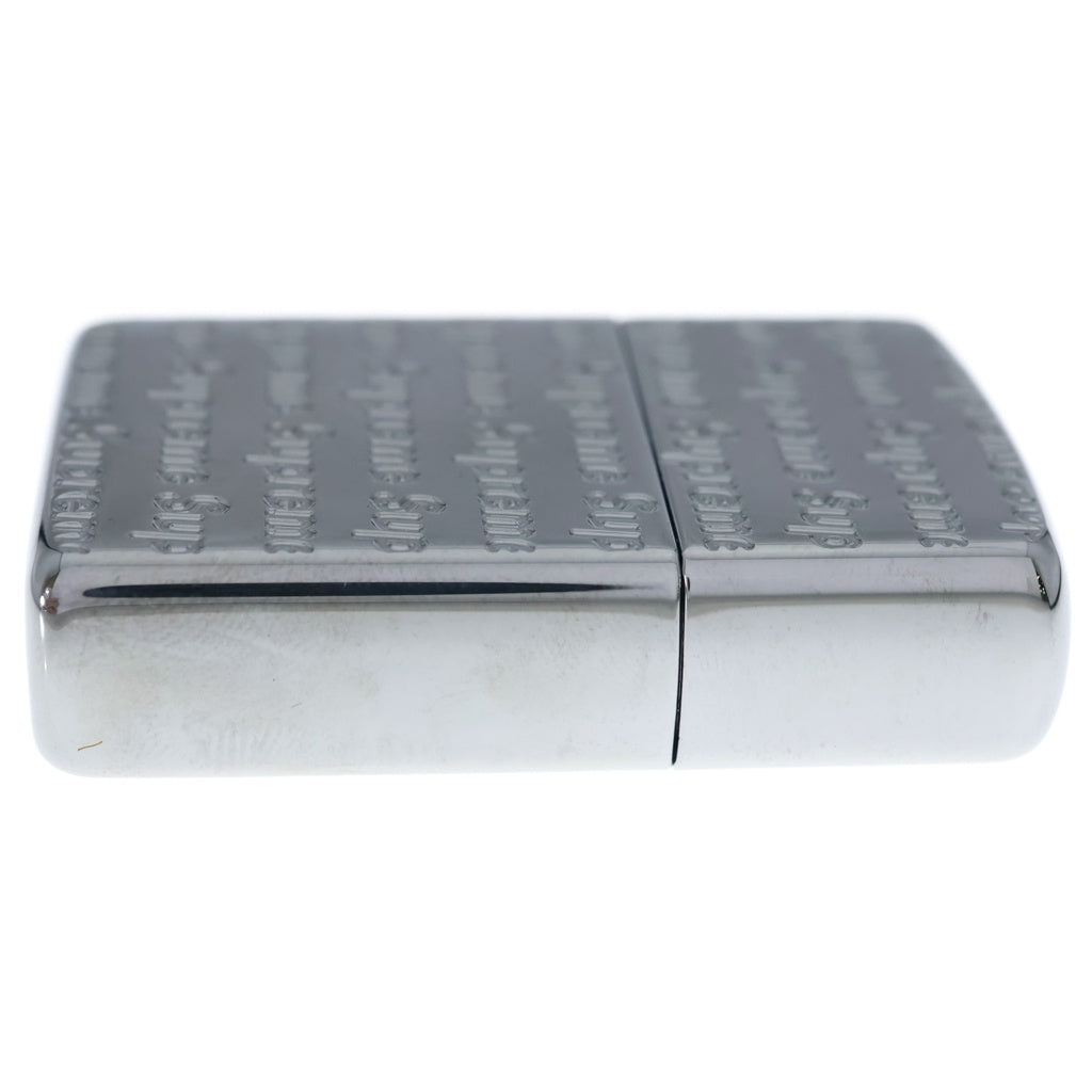 SUPREME(シュプリーム) 23AW Repeat Engraved Zippo リピート ロゴ ライター シルバー