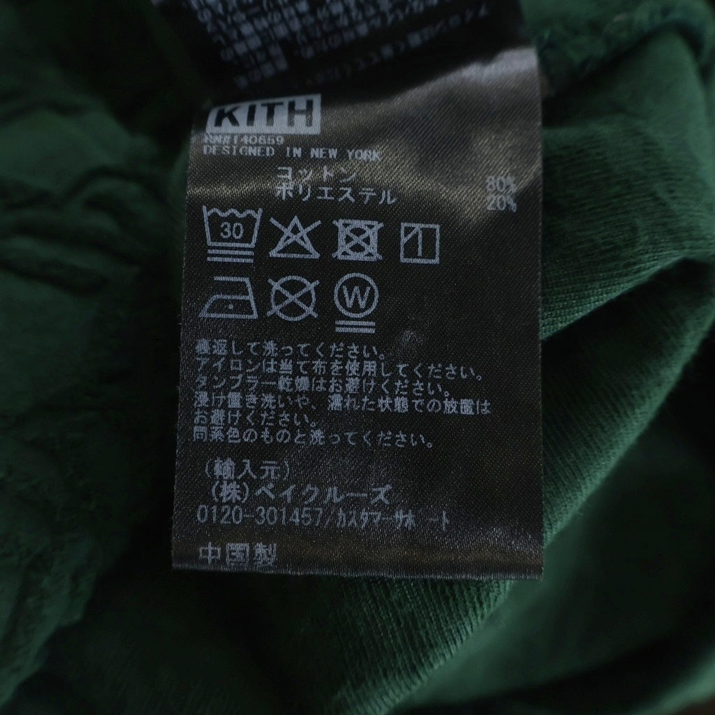 KITH(キス) Embroidered Open Collar Shirt エンブロイダリー オープンカラー半袖シャツ グリーン 25051060000920
