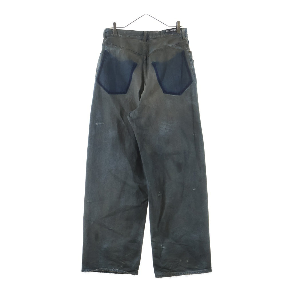 BALENCIAGA(バレンシアガ) 23AW PATCHED POCKET BAGGY JEANS パッチ