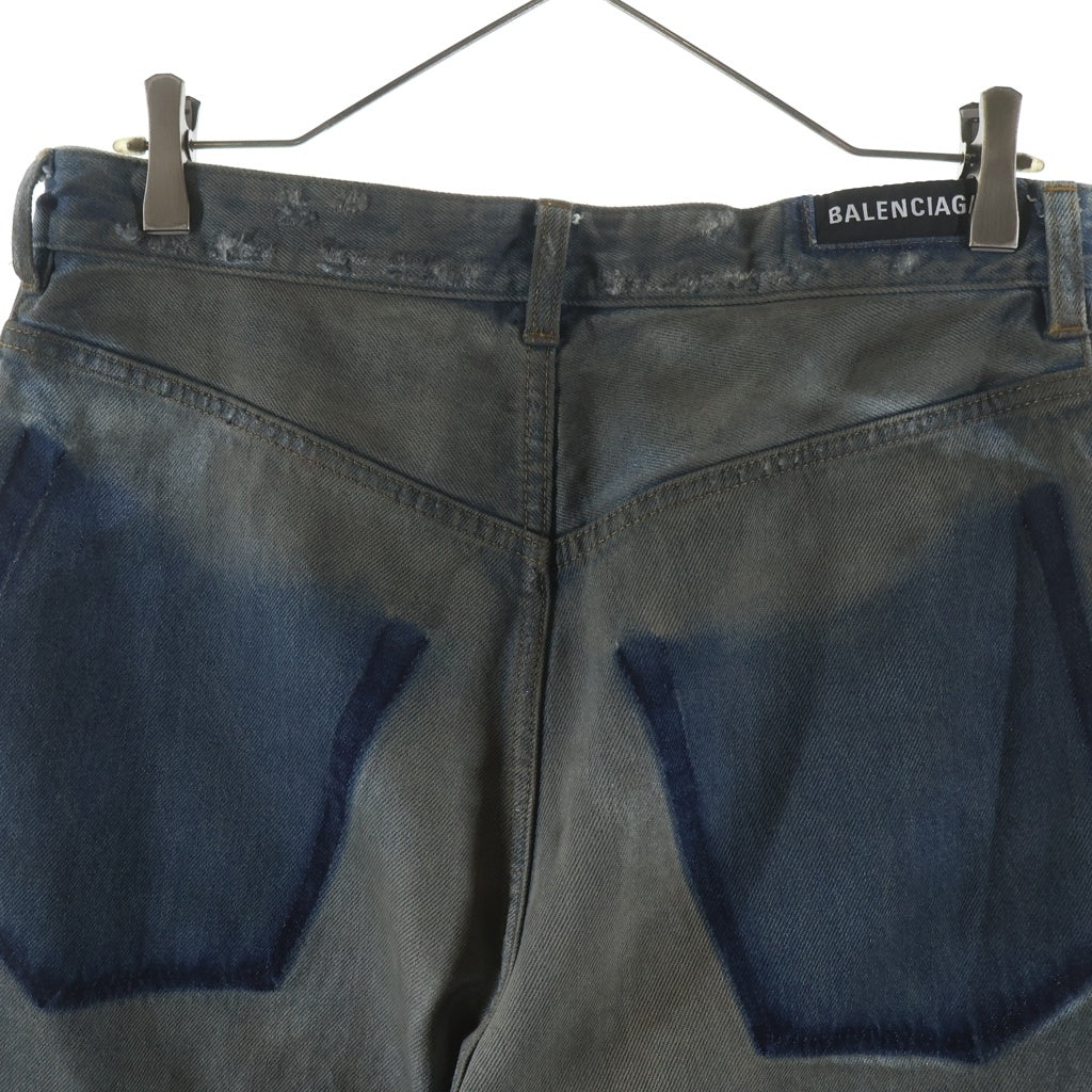 BALENCIAGA(バレンシアガ) 23AW PATCHED POCKET BAGGY JEANS パッチ