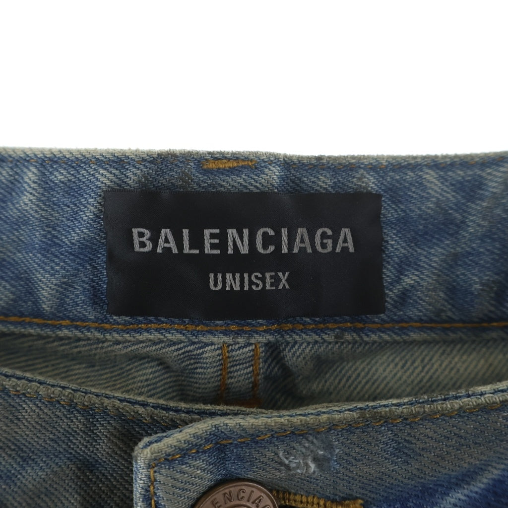 さ*ら様 Balenciaga 23aw ストレートバギーワークデニム BALENCIAGA(バレンシアガ) 23AW PATCHED POCKET BAGGY JEANS パッチ