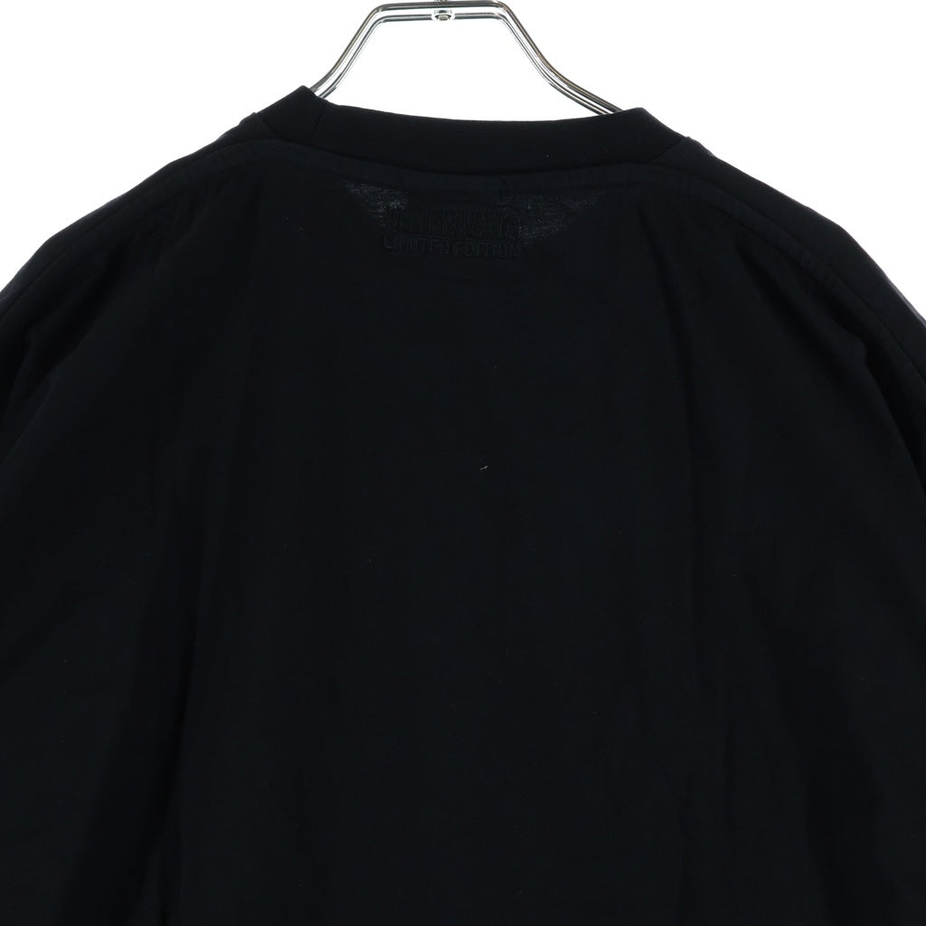 VETEMENTS(ヴェトモン) Logo Label Short-Sleeved T-Shirt ロゴラベル半袖Tシャツ ブラック GVA72XX001