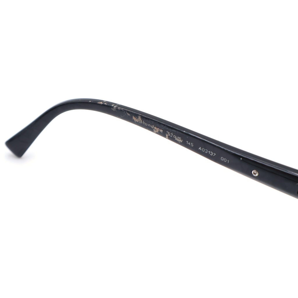 alain mikli(アランミクリ) Asymmetrical Sunglasses アシンメトリーサングラス 眼鏡 ブラック/レッド A03137-001