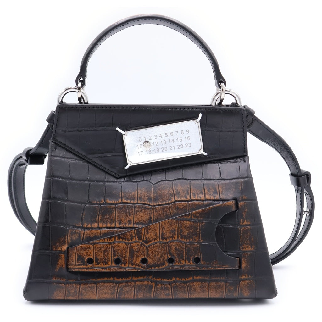 Maison Martin Margiela(メゾンマルタンマルジェラ) スナッチド 2WAYショルダーバッグ ブラック S56WG0168 レディース