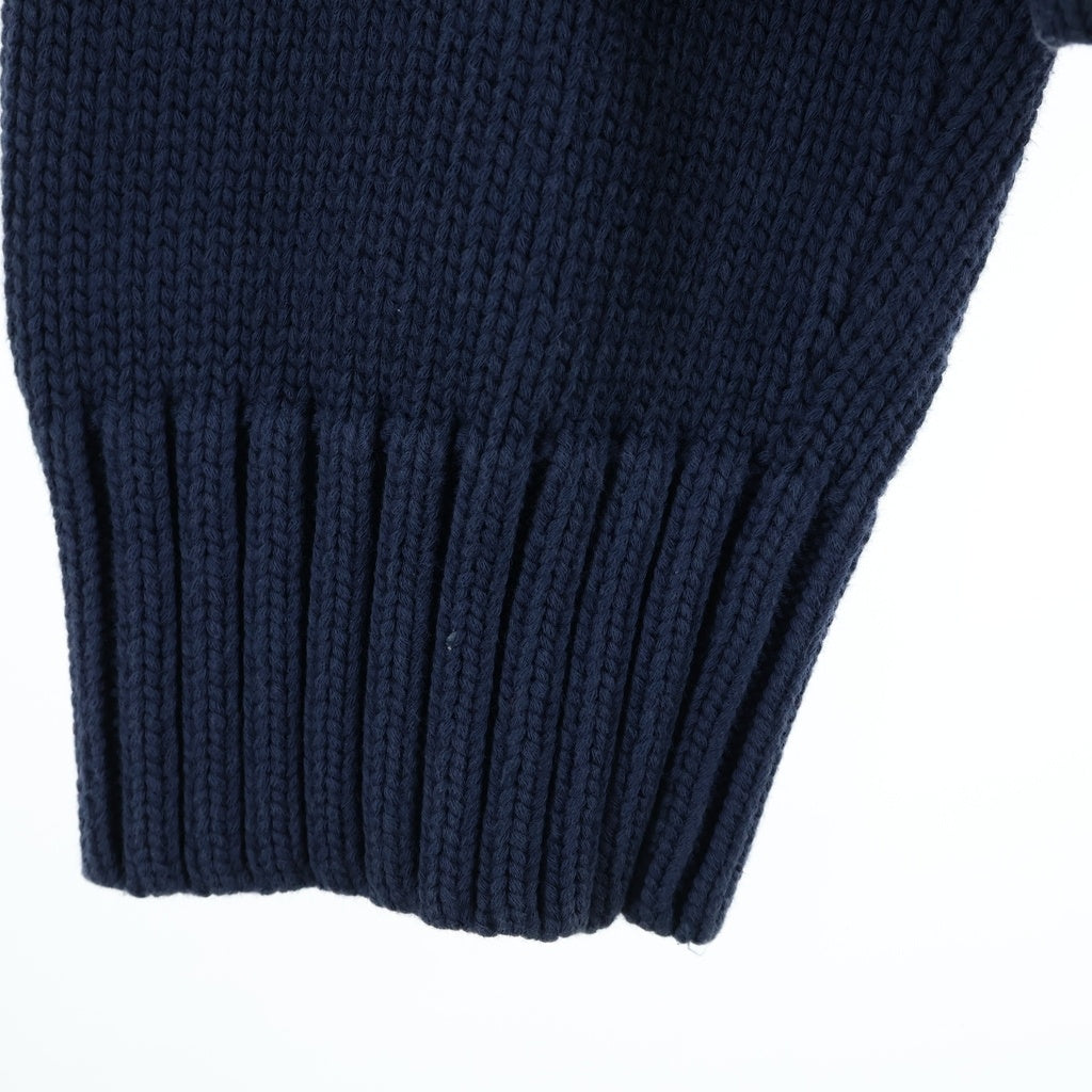 Maison Martin Margiela(メゾンマルタンマルジェラ) 20AW メモリーオブラベル クルーネックニット セーター ブルー S50GP0212