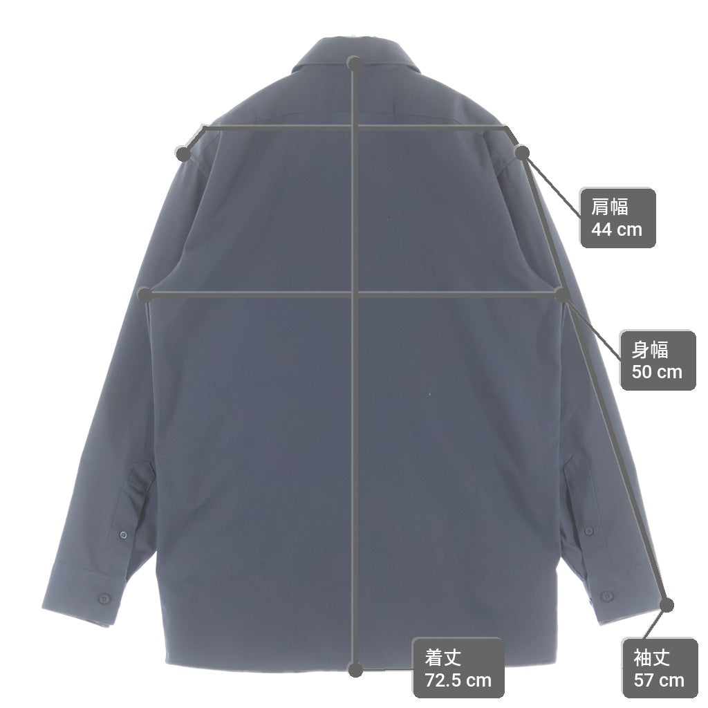 Acne Studios(アクネ ストゥディオズ) 17AW コットン 長袖シャツ ネイビー FRANCISCO H TW PAW17
