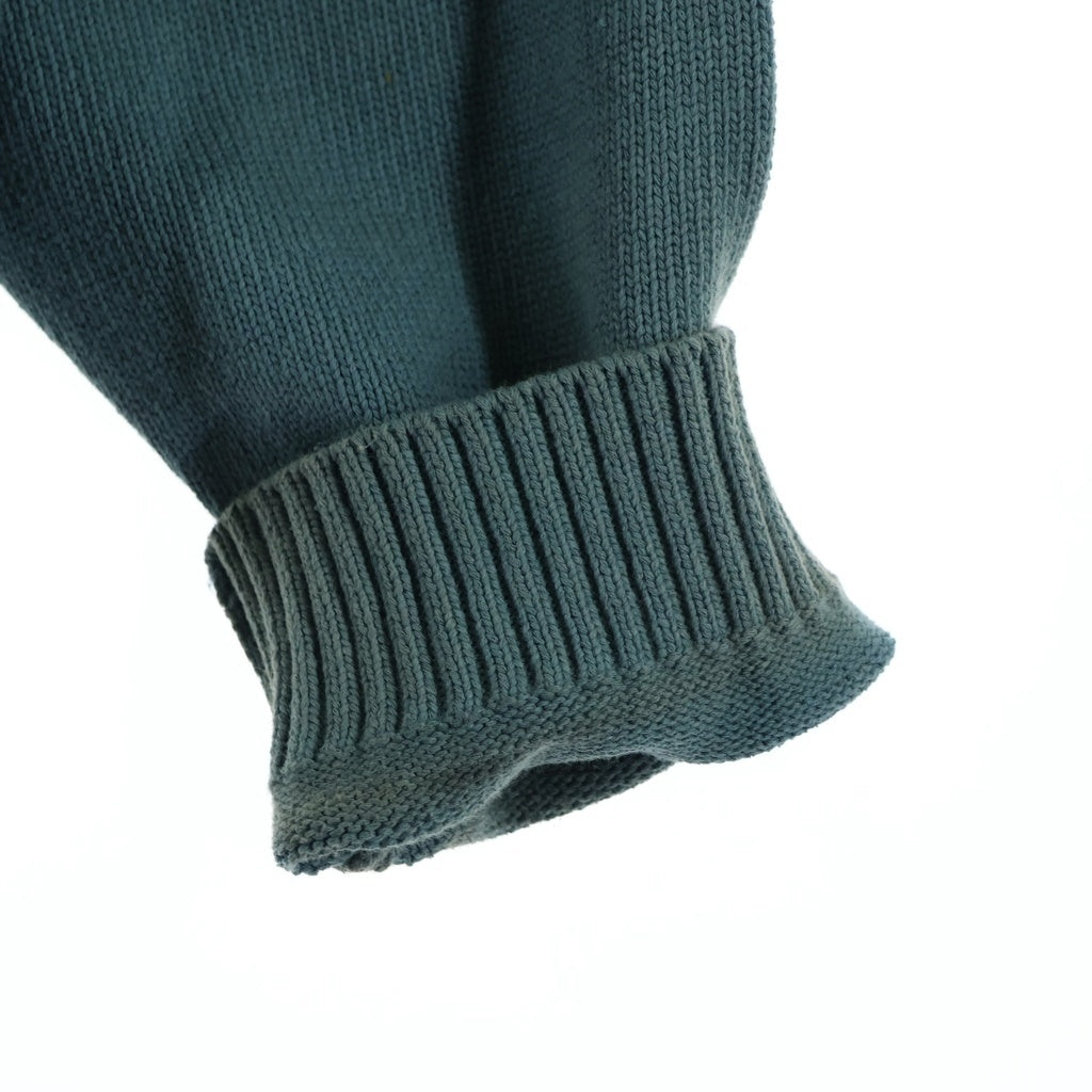 MAISON KITSUNE(メゾンキツネ) ボールド フォックス ヘッド パッチ コンフォート カーディガン ニット グリーン OM00502KT1099