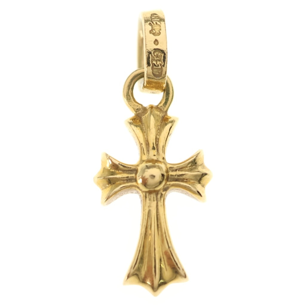 CHROME HEARTS(クロムハーツ) 22K CRS BBYFAT P/DIA ベイビーファットクロス PAVEダイヤ ペンダントトップ ゴールド BCA035