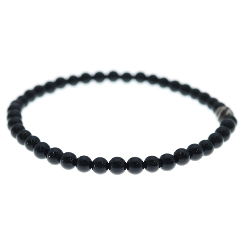 CHROME HEARTS(クロムハーツ) 4mm BEAD 4mm ビーズ ブレスレット ブラック/シルバー