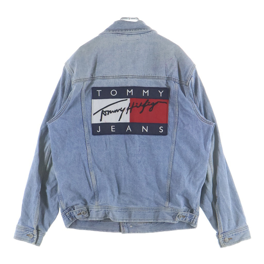 TOMMY HILFIGER(トミーヒルフィガー) バックロゴ デニムジャケット インディゴ