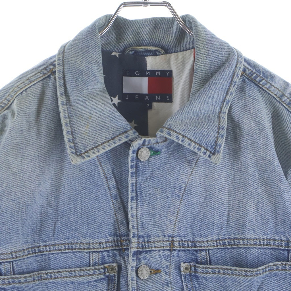 TOMMY HILFIGER(トミーヒルフィガー) バックロゴ デニムジャケット インディゴ
