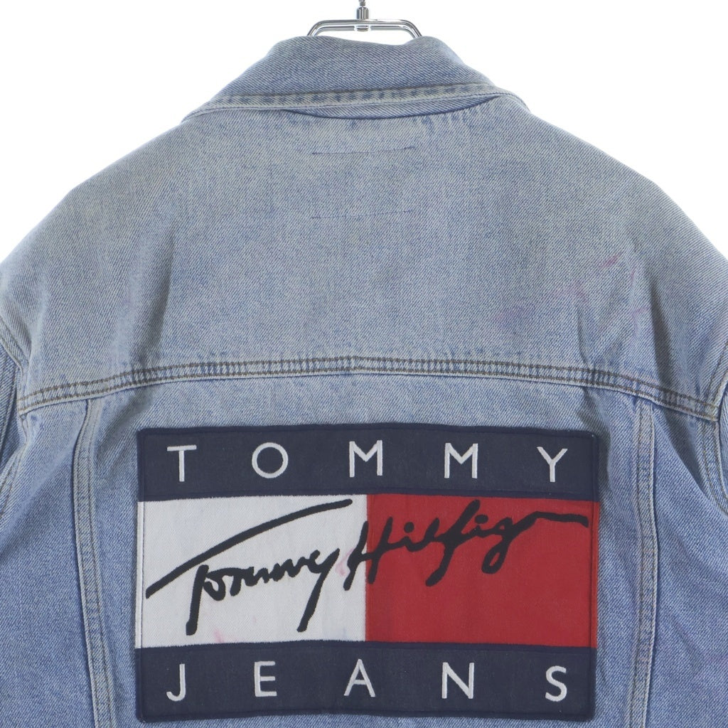 TOMMY HILFIGER(トミーヒルフィガー) バックロゴ デニムジャケット インディゴ
