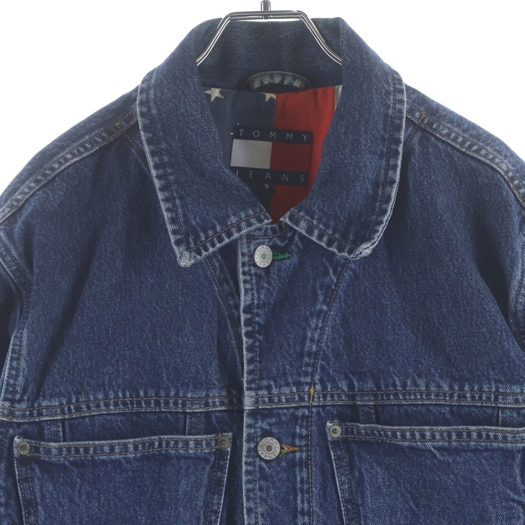 TOMMY HILFIGER(トミーヒルフィガー) バックロゴ デニムジャケット インディゴ