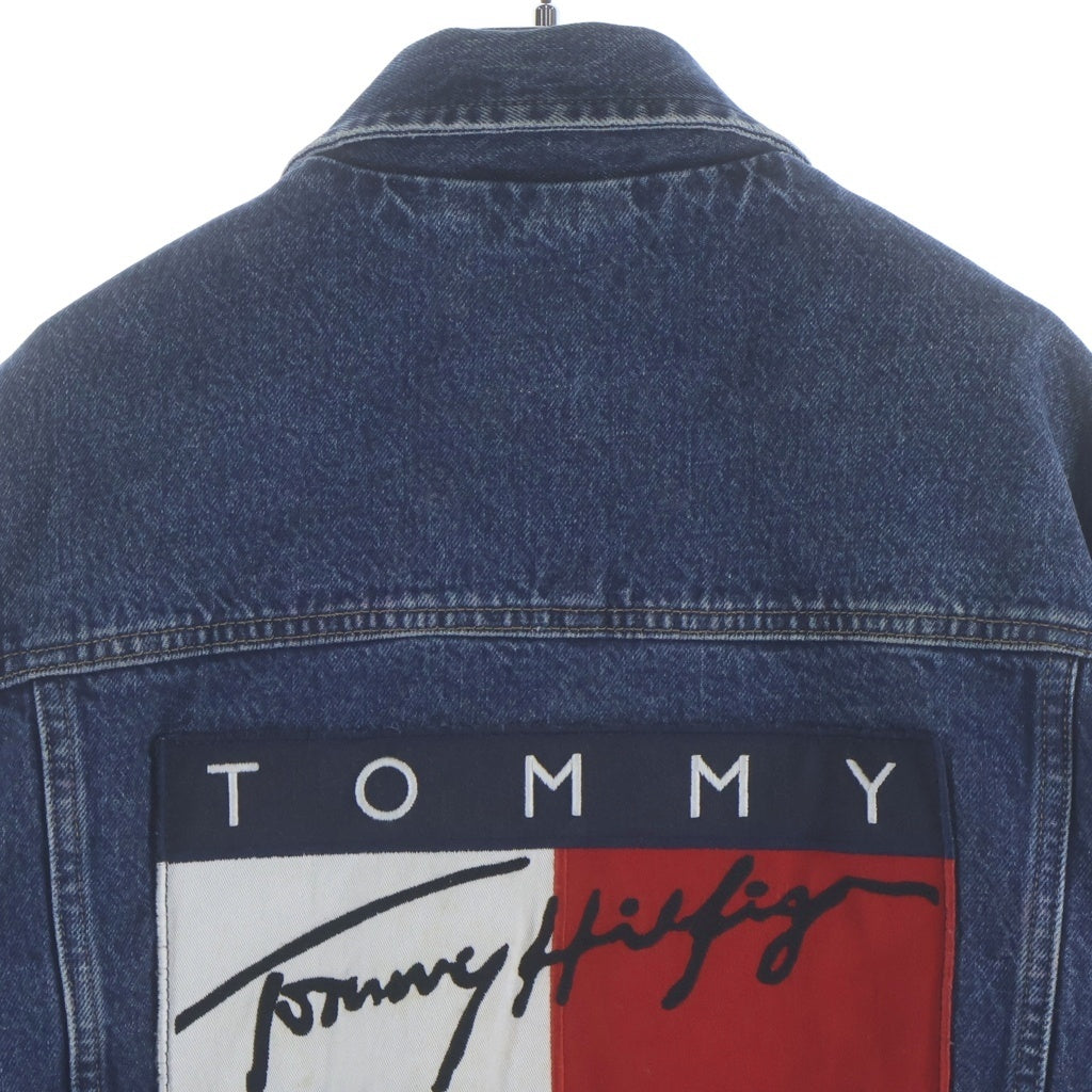 TOMMY HILFIGER(トミーヒルフィガー) バックロゴ デニムジャケット インディゴ