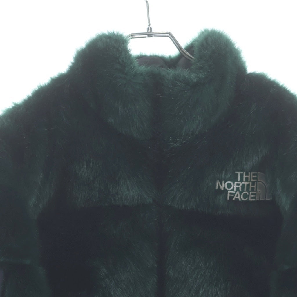 THE NORTH FACE(ザノースフェイス) 20AW ×THE NORTH FACE Faux Fur Nuptse Jacket ノースフェイス ファー ヌプシ ダウンジャケット グリーン ND92001I