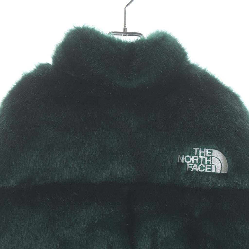 THE NORTH FACE(ザノースフェイス) 20AW ×THE NORTH FACE Faux Fur Nuptse Jacket ノースフェイス ファー ヌプシ ダウンジャケット グリーン ND92001I