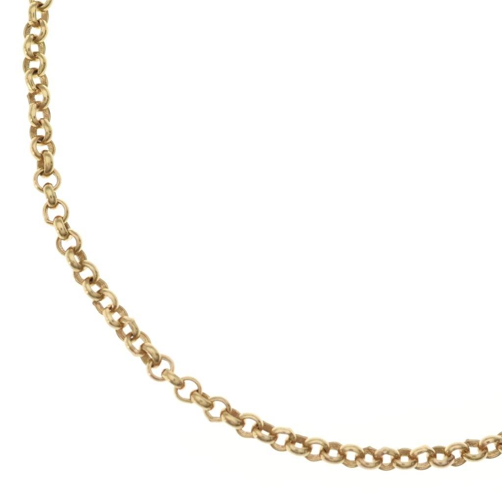 CHROME HEARTS(クロムハーツ) 22K NECKCHAIN R20 ロールチェーンネックレス 20inch ゴールド BCA011 オールド