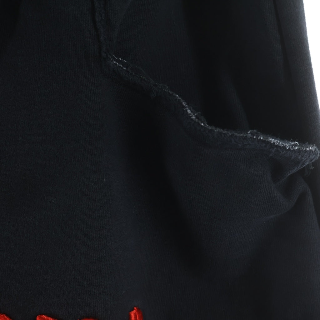 cvtvlist(カタリスト) 3D LOGO USUAL PANTS ロゴ刺繍 サルエルパンツ スウェットパンツ ブラック 2201020401