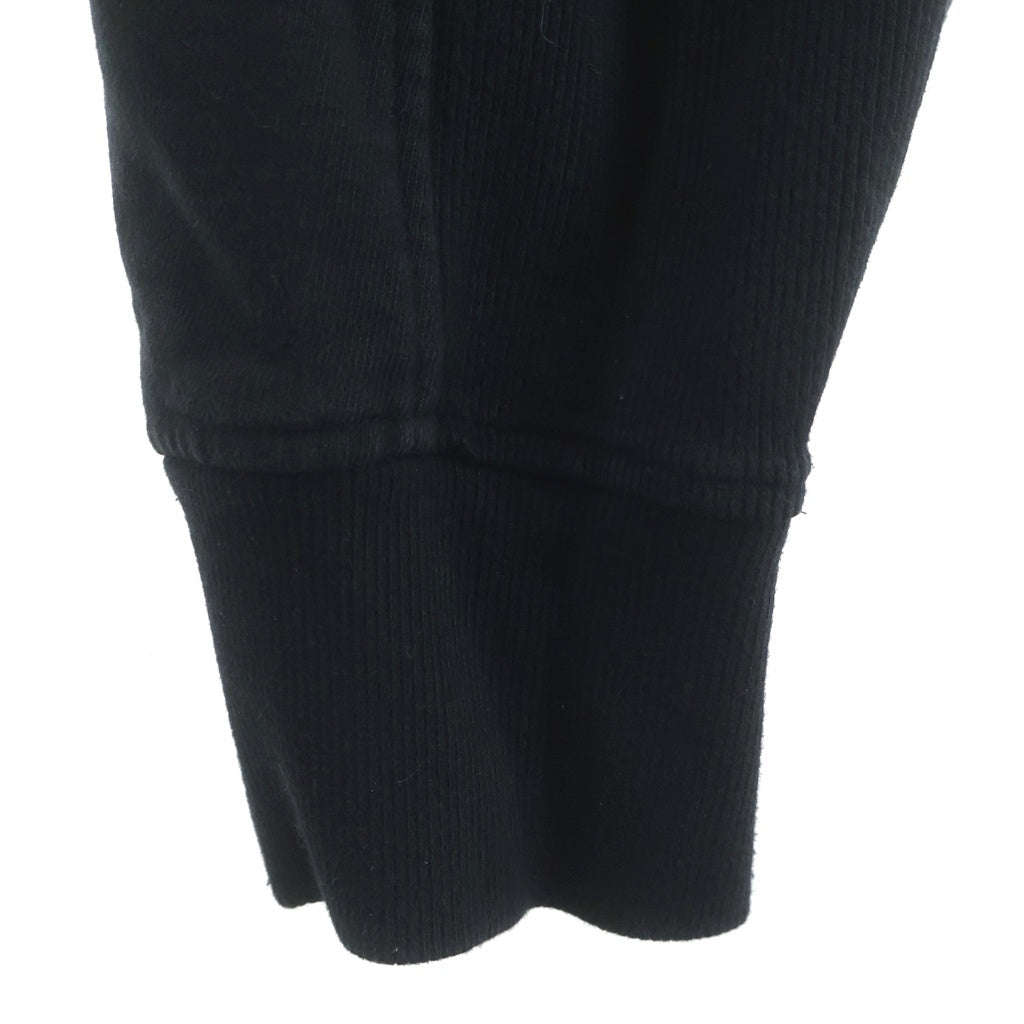 cvtvlist(カタリスト) 3D LOGO USUAL PANTS ロゴ刺繍 サルエルパンツ スウェットパンツ ブラック 2201020401