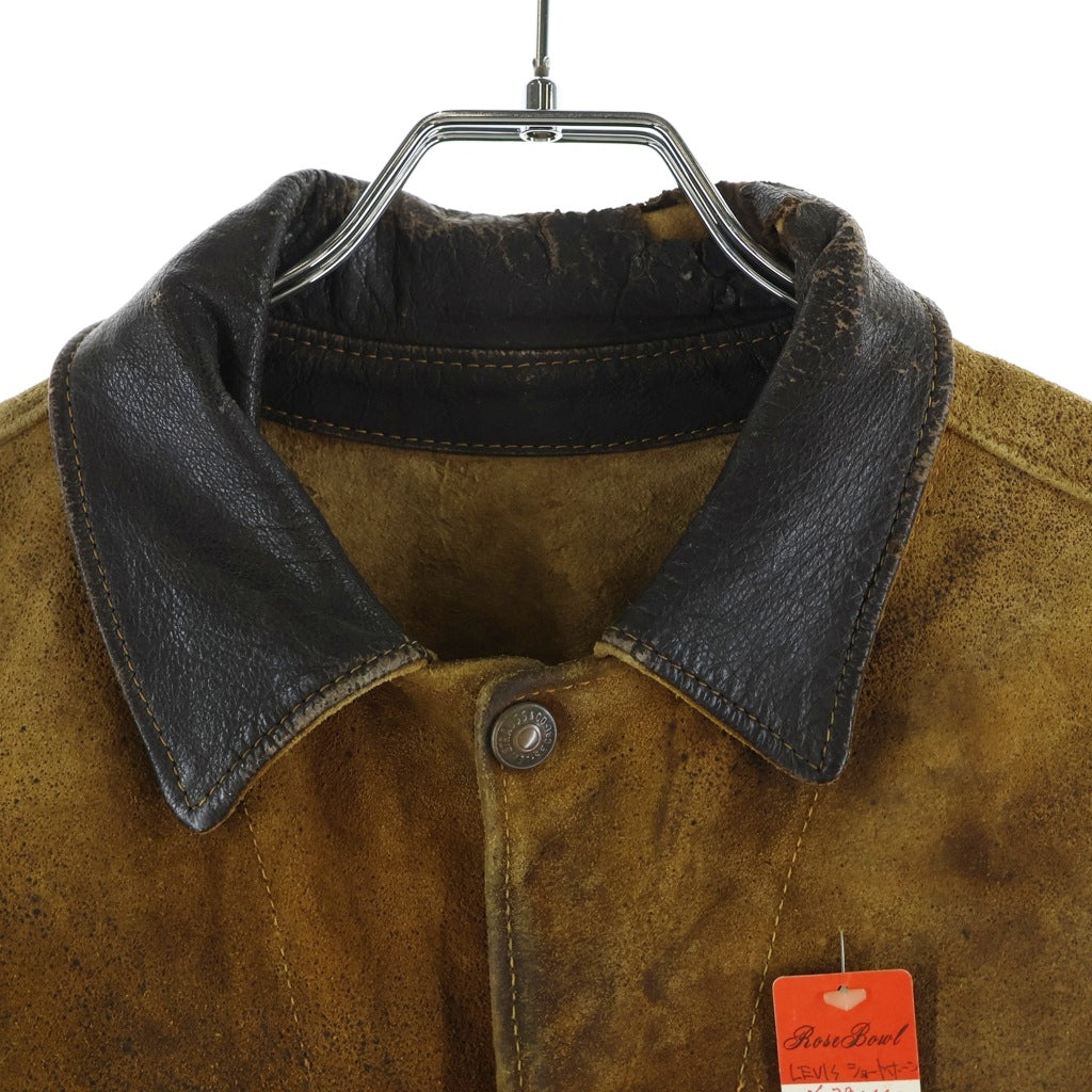 Levi's(リーバイス) 50S Short Horn Suede Lether Jacket ショートホーン スエード レザージャケット ブラウン