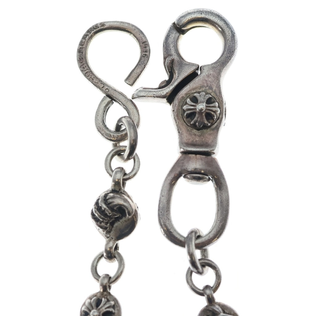 CHROME HEARTS(クロムハーツ) 2MULTIBALL LONG-S 1クリップロング #2マルチボール ウォレットチェーン シルバー