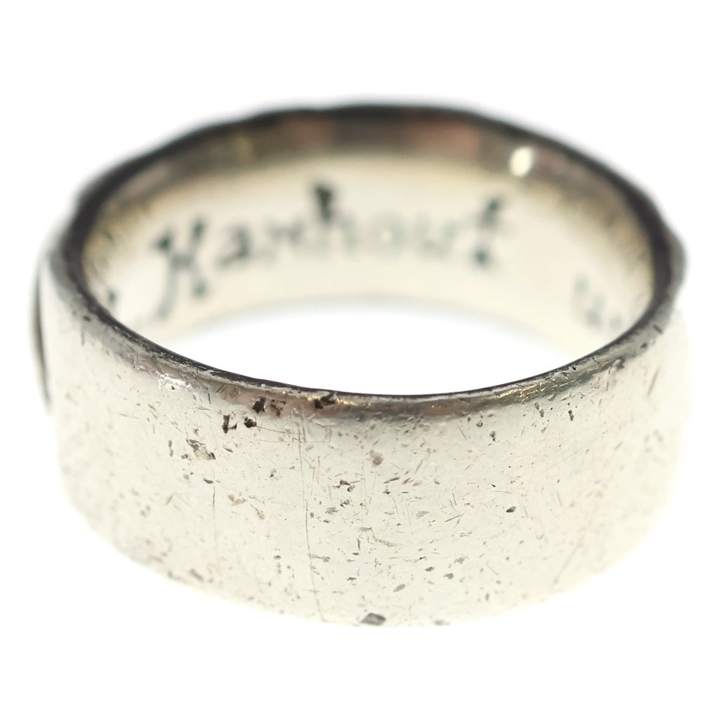 LEONARD KAMHOUT(レナードカムホート) LOVE BITE RING WITH DIAMOND ラブバイト ダイヤ付き リング シルバー