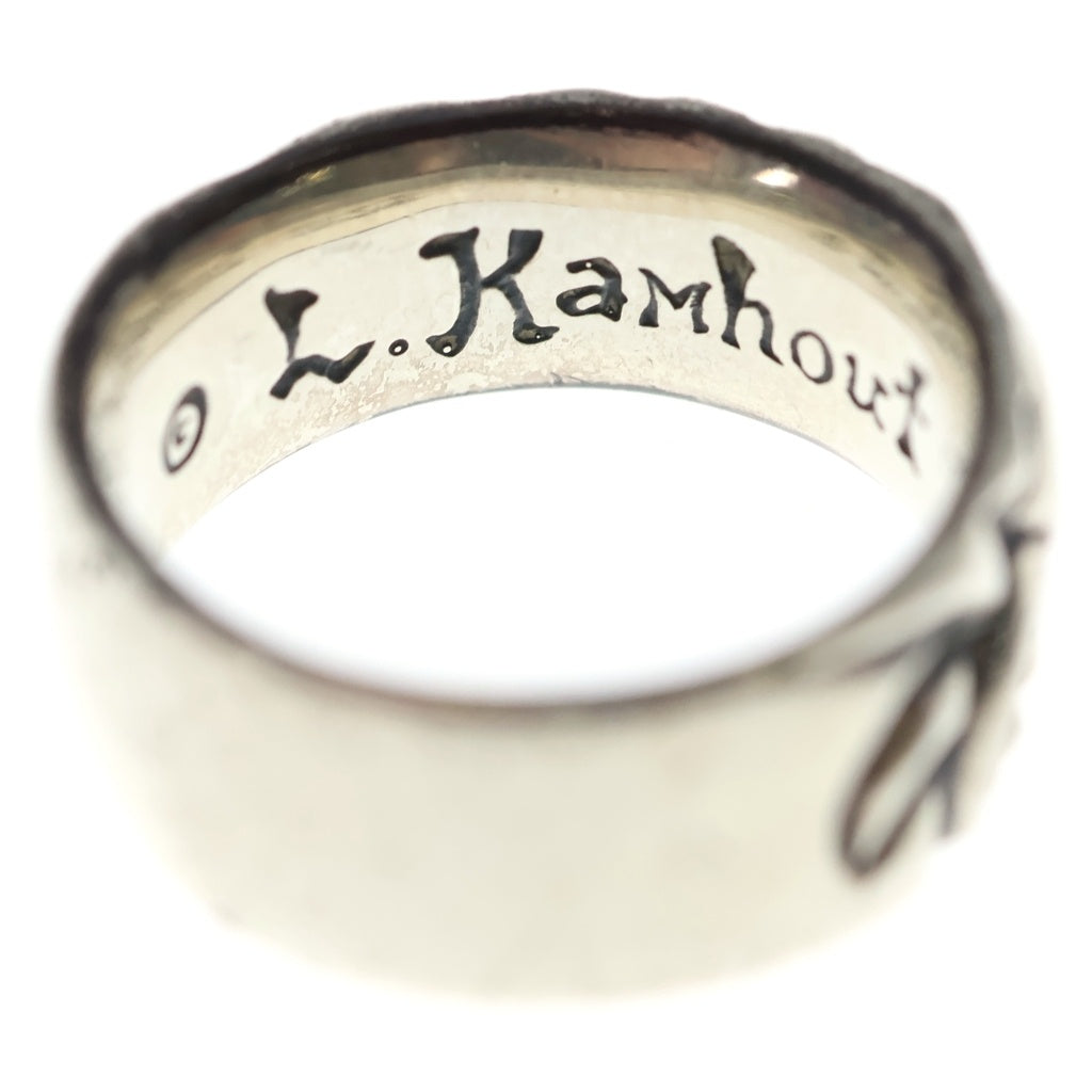 LEONARD KAMHOUT(レナードカムホート) LOVE BITE RING WITH DIAMOND ラブバイト ダイヤ付き リング シルバー