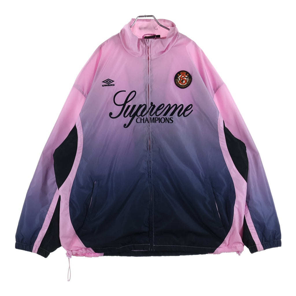 SUPREME(シュプリーム) 25AW × Umbro Gradient Track Jacket アンブロ ロゴエンブロイダリー グラデーション トラックジャケット ピンク
