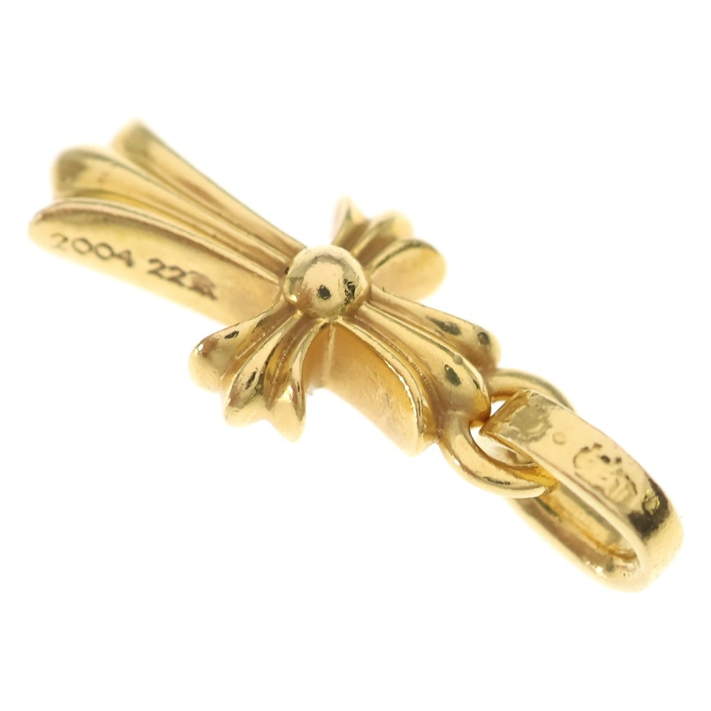 CHROME HEARTS(クロムハーツ) 22K CRS BBYFAT ベイビーファットクロス ペンダントトップ ゴールド BCA037